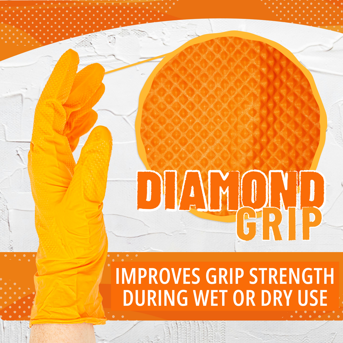 NO SWEAT! ORANGE GLOVES®