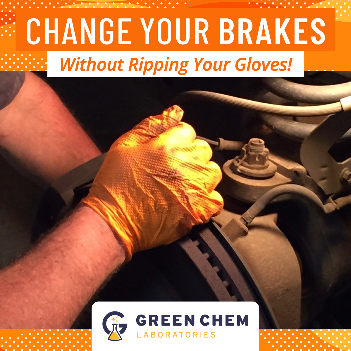 NO SWEAT! ORANGE GLOVES®